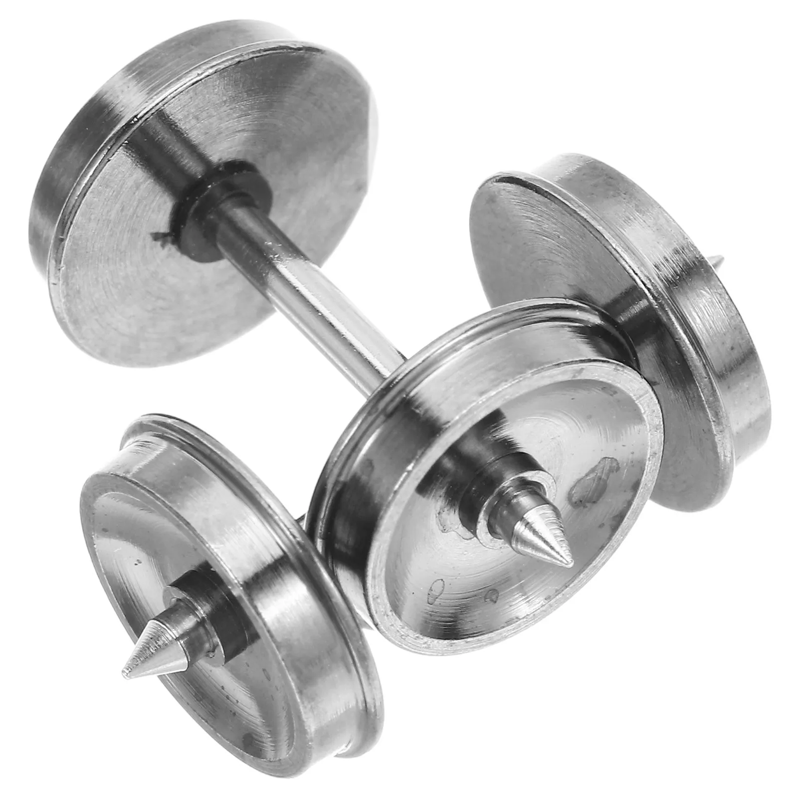 

1Pair Electric Train Wheels Alloy Replacement Parts for High Precision DIY Craft Accessories Smooth Operation Noise Reduction
