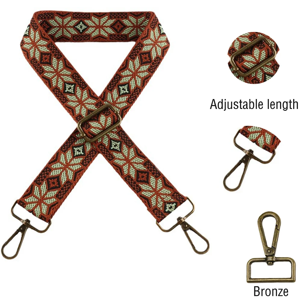 

3.8cm Adjustable Long Shoulder Strap Casual And Bag Strap Shoulder Strap Crossbody Strap Extended And Widened Canvas Strap