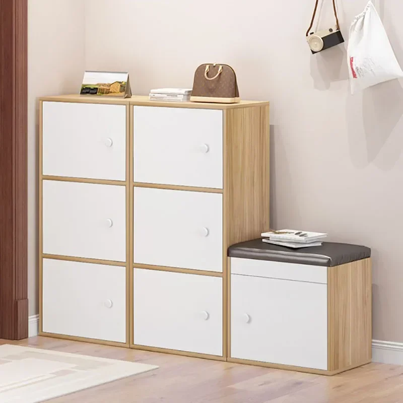 Shoe Bench for Entryway Sturdy Construction Space Saving Smooth Surface Easy to Use Foldable Design Stable Structure