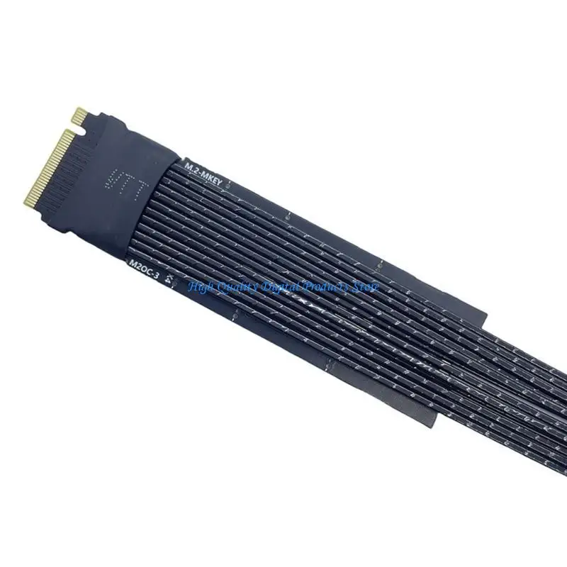 U2JE M.2 NVME إلى OCULINK SFF-8611 تمديد كابل التمديد M.2 إلى SFF-8612 كابل محول