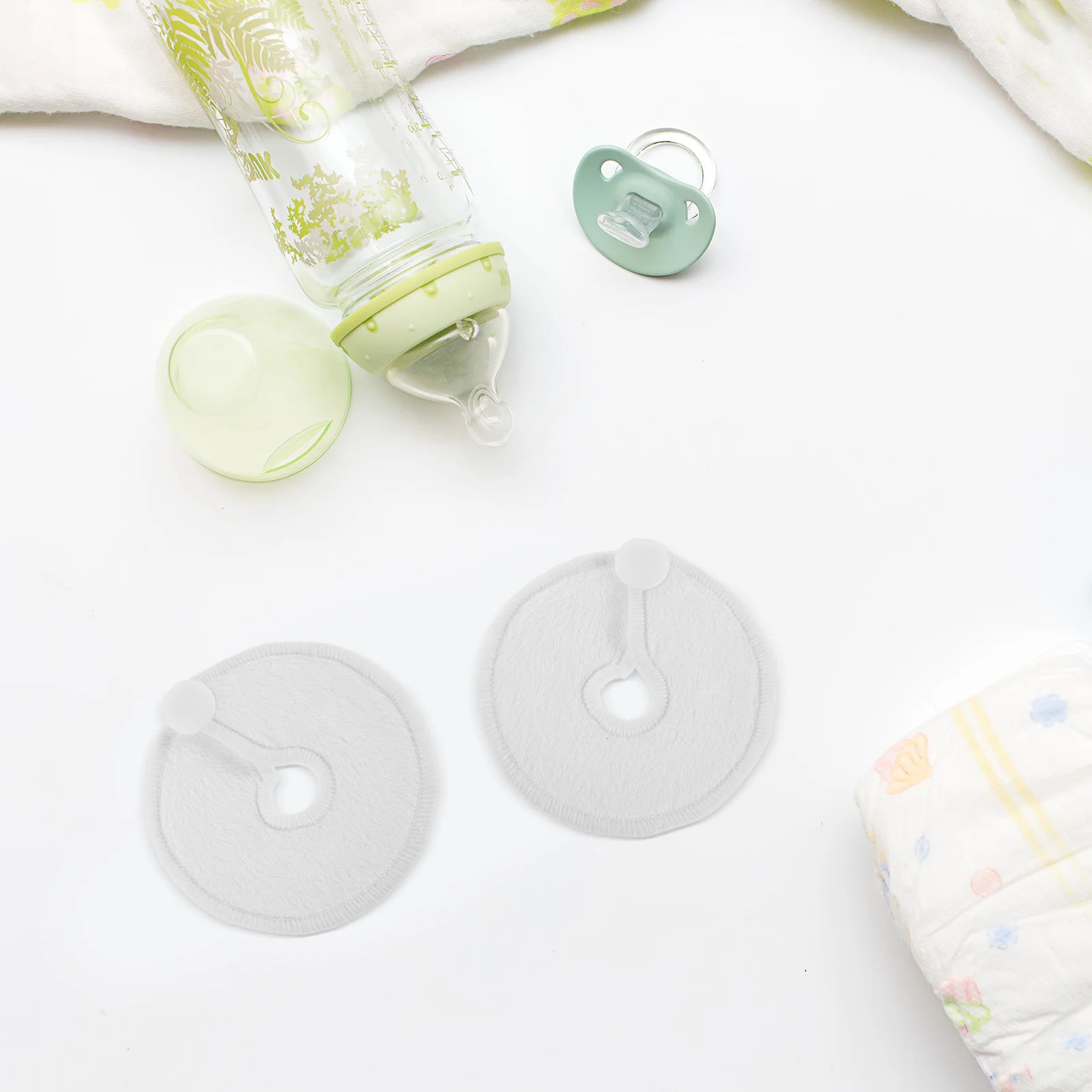 

30pcs 7.5Cm Nursing Reusable Washable Leakproof Breastfeeding Pads For Women Soft Absorbent Maternity Bra Supplies Postpartum