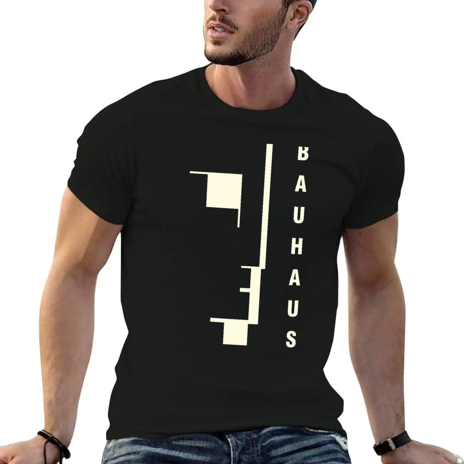 BAUHAUS T-Shirt gifts for boyfriend Aesthetic clothing men graphic t shirts