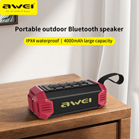 Awei High sound quality Portable Bluetooth 5.0 speakers Wireless speakers Outdoor subwoofer IPX4 waterproof speakers 12 hours pl