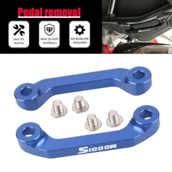 Motorcycle Modified Rear Footrest Pedal Remove Decorative Cover For S1000R S1000RR S1000 RR 2019-2025