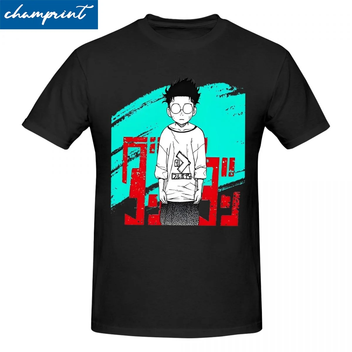 Print DanDaDan - Ken Takakura - Manga T Shirt Unisex 100%Cotton Short Sleeve Round Neck Summer Clothes