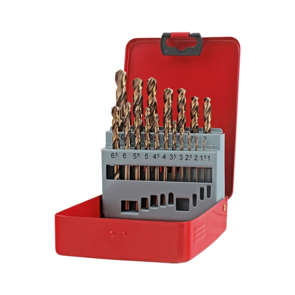 For Home Workshop HSS Drill Bit Set Comprehensive Drill Bit Collection Drilling Machine Drilling Tool Set Enhanced Efficiency