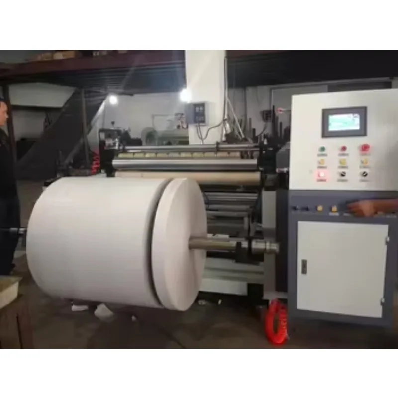 Paper Slitting Machine Sticker Label Slitter Cutting Machine Jumbo Roll Paper Slitting Rewinder Machine Single Rewinder Slitter