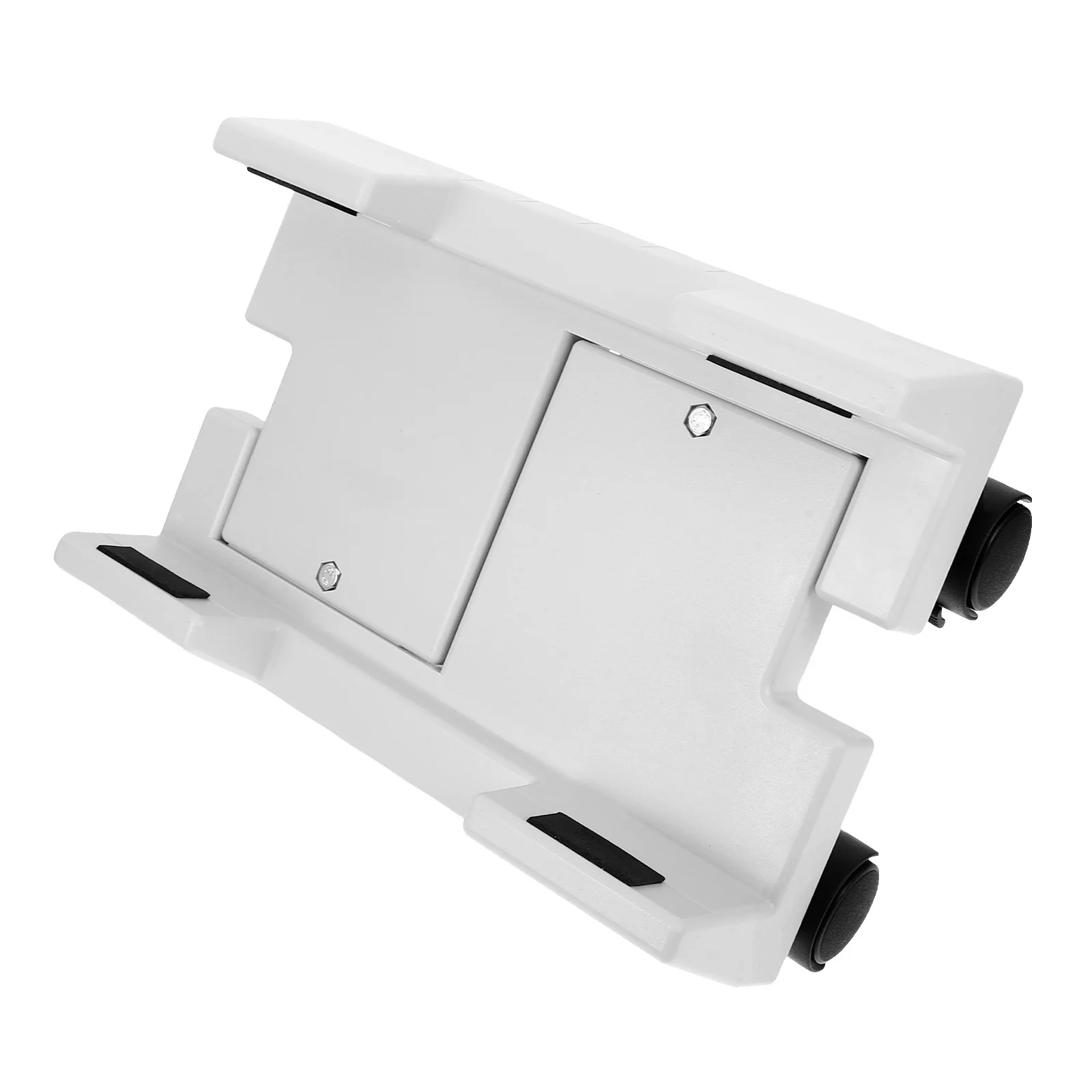 

Computer Tower Stand Black Movable With Wheels For Desktop Under Desk Pc Floor Stand Plastic Rolling Cart