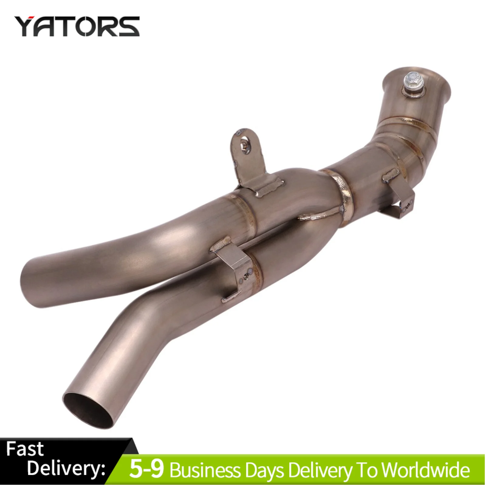 

For Yamaha R1 YZF R1 2009-2014 Mid Exhaust Link Pipe Titanium Alloy Original Tip Exhaust Systems Exhausts Pipes