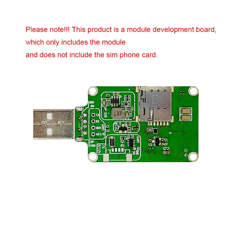 SIMcom A7672G USB Dongle Support 4G+2G LTE CAT1 24*24mm Module A7672G-LABA Global band Development Board breakout kit With Anten