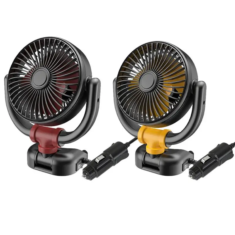 

Electric Car Fans Electric Fan For Car Dashboard 3 Speeds Adjustable Fan Powerful Cooling, Ultra-Quiet, 360 Rotation Fan parts