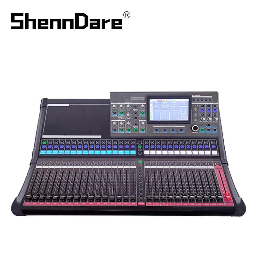 ShennDare M32 Professional Digital Mixer 32 Channels DJ Mixer Audio Console Mixing Table Record Equipment Audio Processor Stage