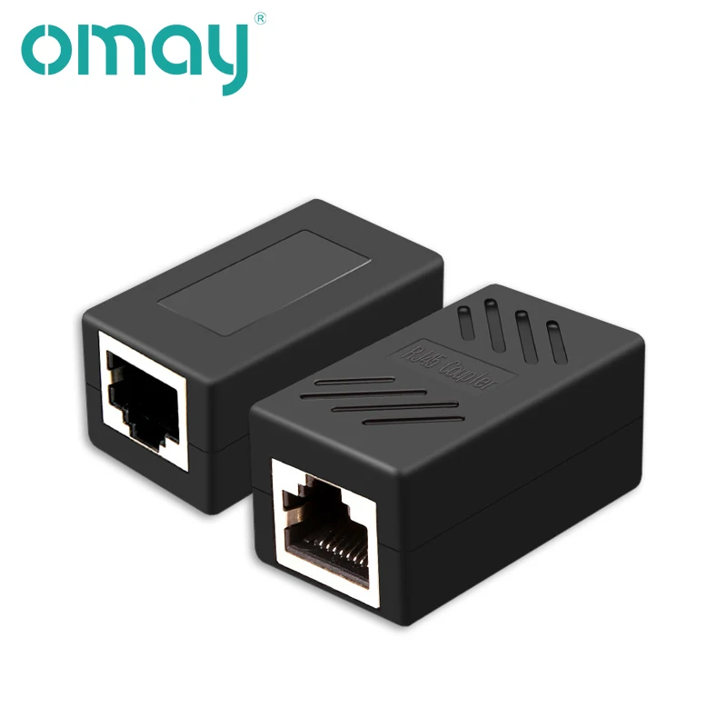 10/20/30pcs RJ45 Cat6 Ethernet Cable Extender Coupler - Female to Female Extender Connector for Network Cable