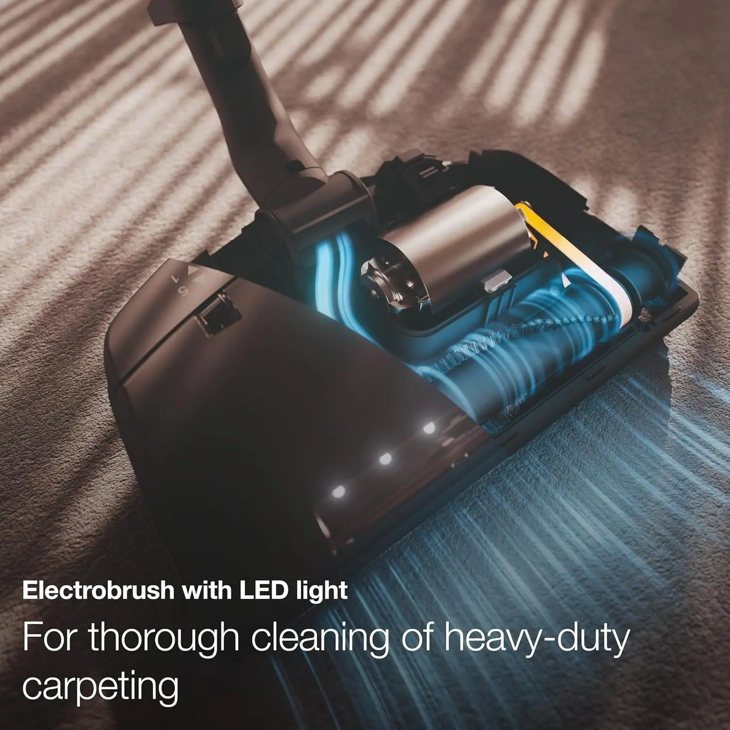 

Miele Complete C3 Bagged Canister Vacuum Cleaner with Electrobrush Floorhead Suitable for Carpets and Hard Floors,in Marine Blue