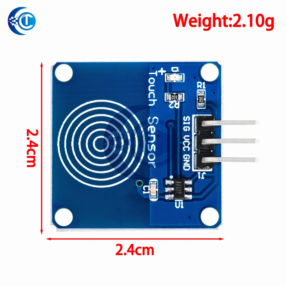 1-10PCS TTP223 Touch Switch Module TTP223B 1 Channel Jog Digital Capacitive Touch Sensor for arduino DIY KIT