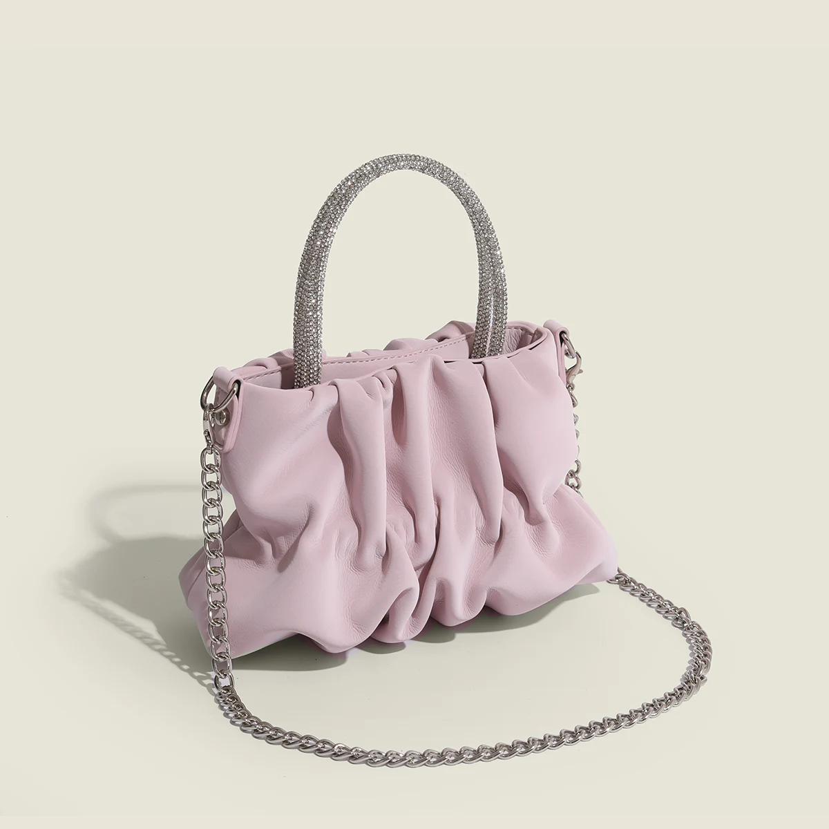 

Luxury Band Ruched Cloud Handbag and Purse Women Shoulder Crossbody Bag 2023 New Ladies Trendy Messenger Bag High Quality