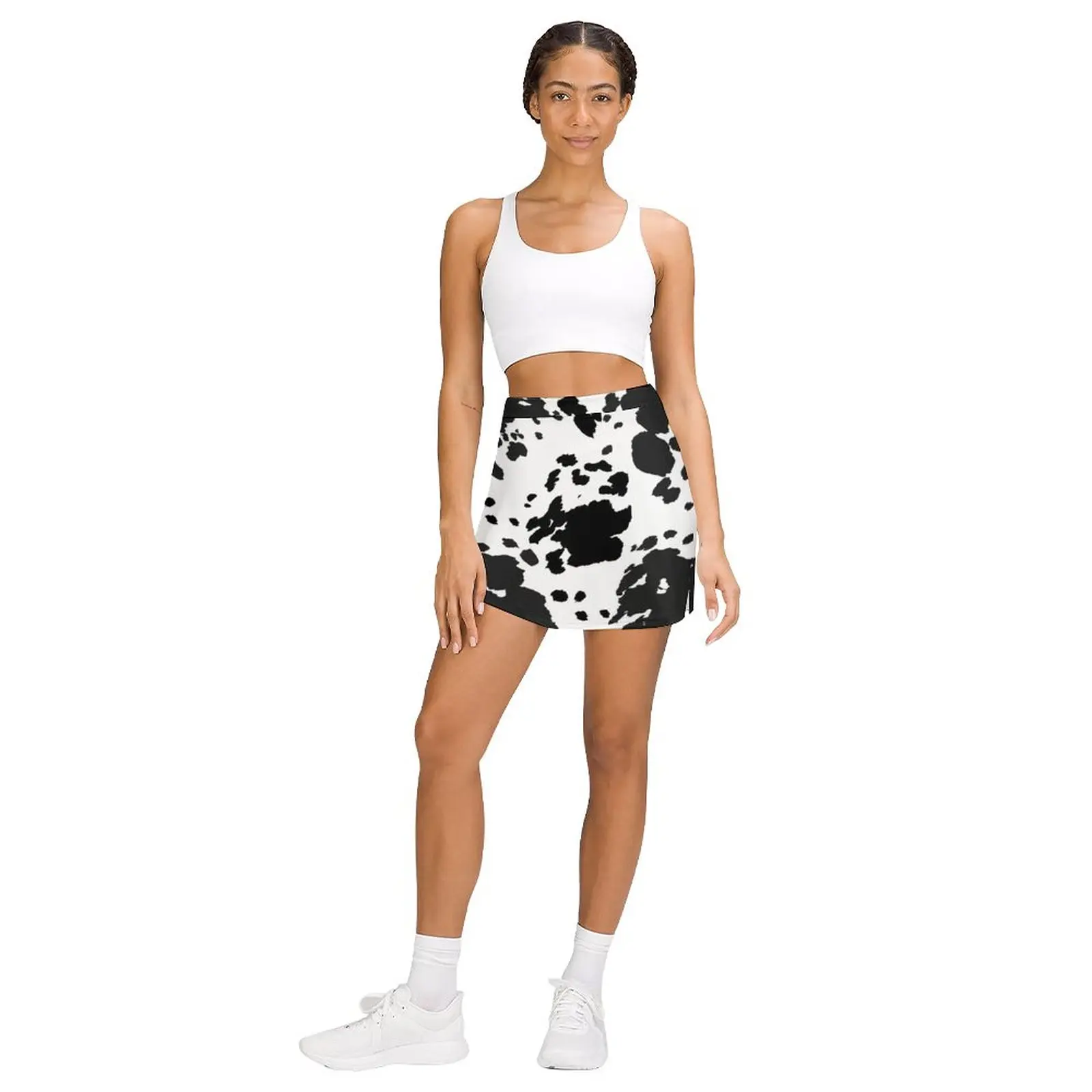 Cow Print Pattern Light Proof Trouser Skirt chic and elegant woman skirt skirts for women 2023