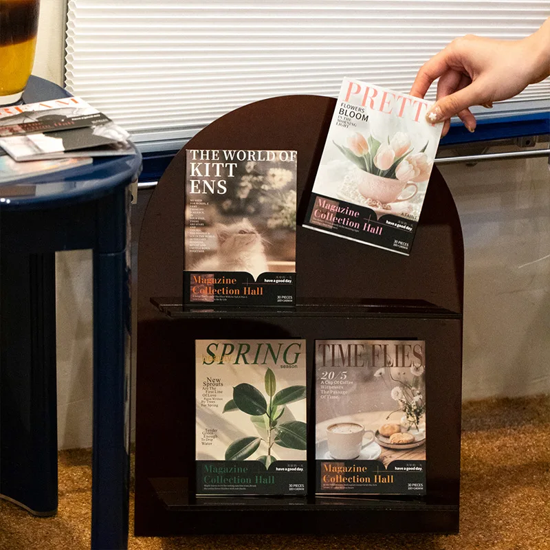 1 حزمة/3 عبوات 6 مجموعة مجلات عتيقة مميزة من مواد تزيين سجل القصاصات مجموعة تصميم إبداعي لموضوع الكتب #1