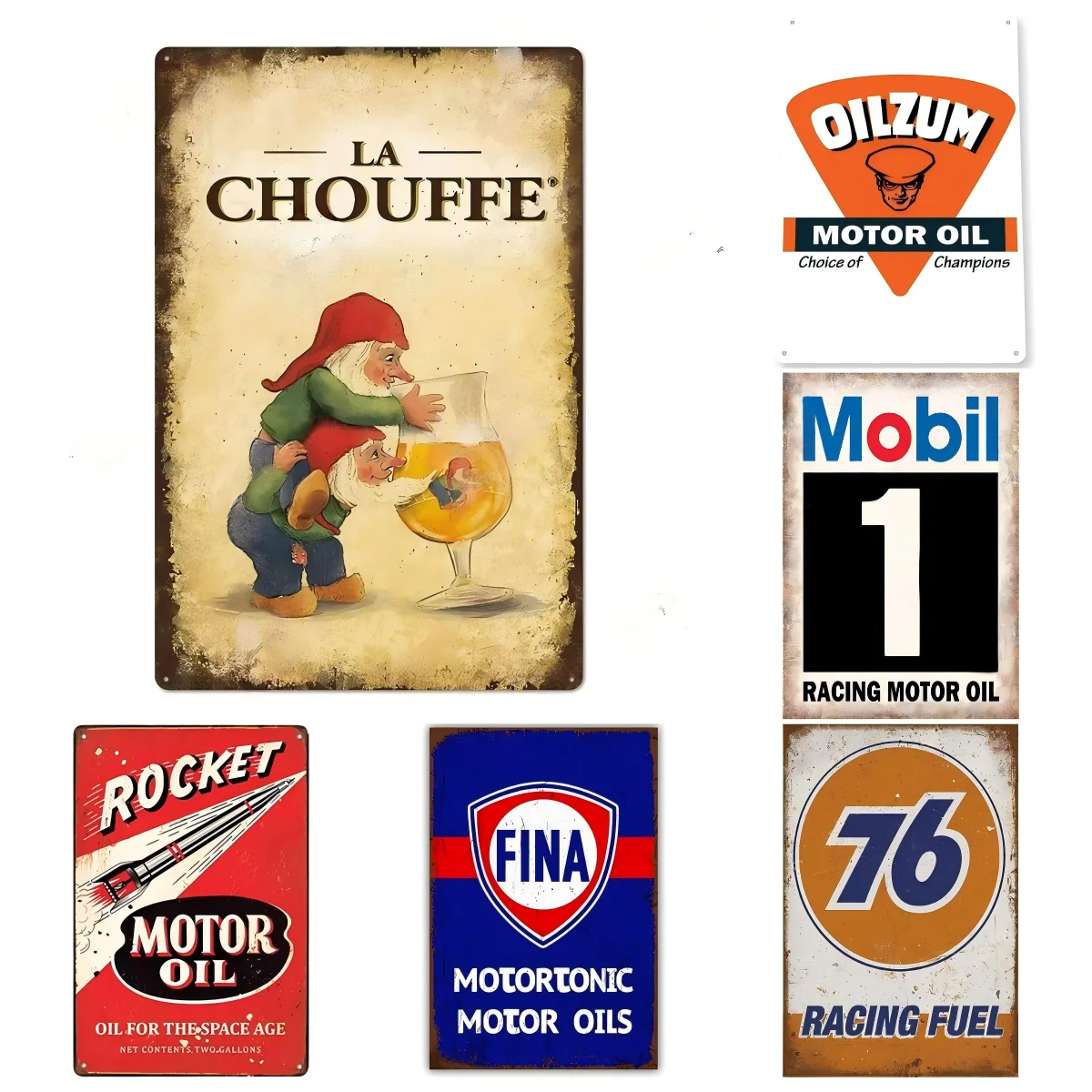Rustikales Vintage-Metallschild – Retro-Wanddekoration, Poster, Schild für Zuhause, Bars, Cafés, Garagen und Clubs