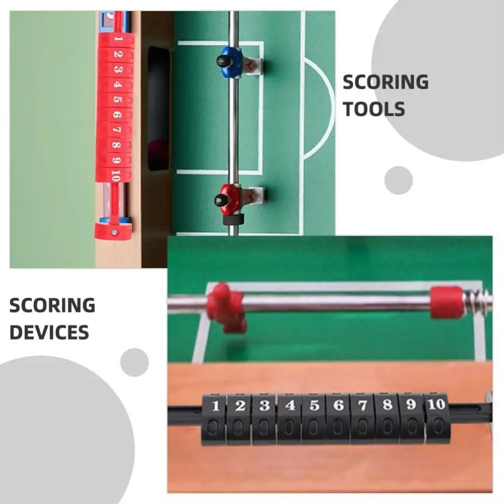 2pcs Universal Foosball Counter Easy To Read Scoring Right Scoring Units Table Soccer Durable ABS Scoreboard Score Keepers