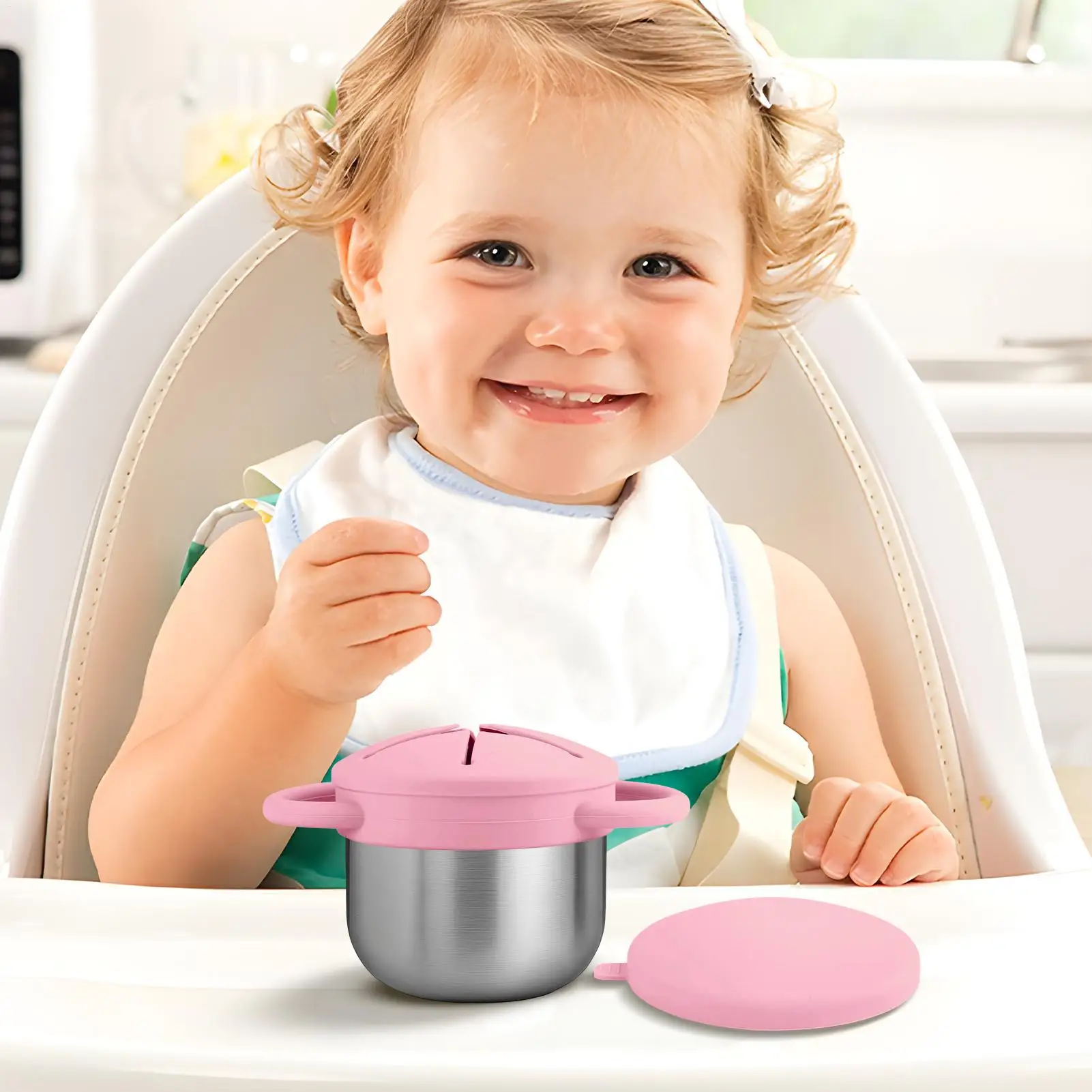 

Snack Containers For Toddler Anti-Spill Snack Storage Box With Lids For Kid Dishwasher-Safe Food Organizer Box For Outdoor
