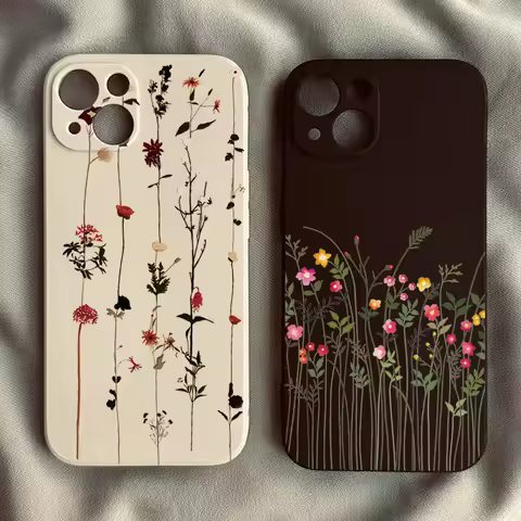 Floral Pattern Phone Case For Xiaomi Mi 14T Pro 14 13T 13 14 12 Pro 12 11T 11 Lite 5G NE Poco F5 X6 X5 X3 M6 Pro Soft Cover