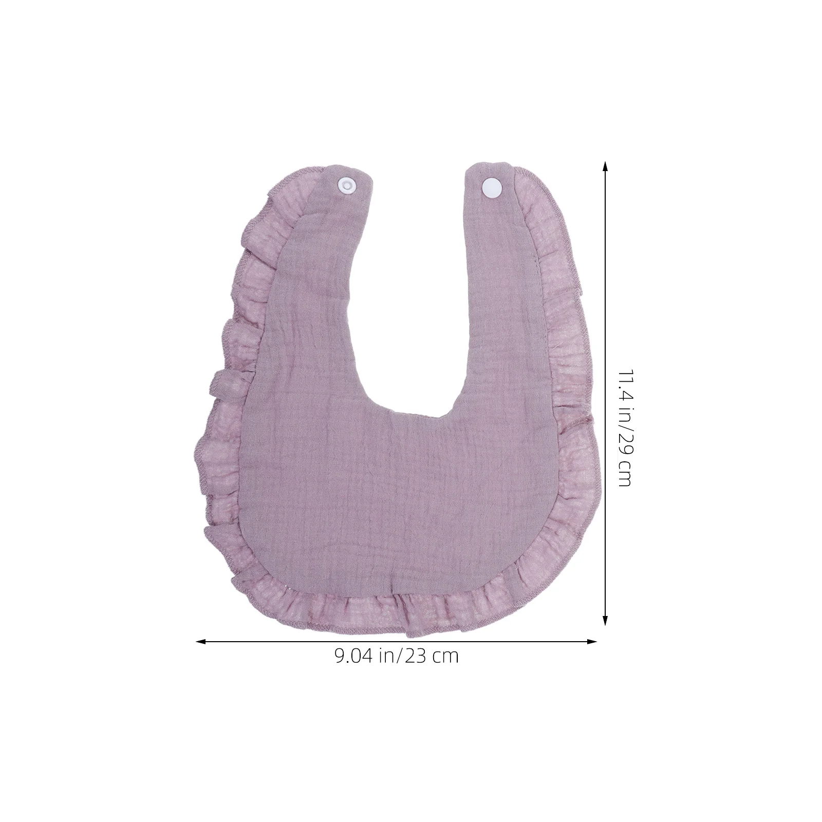 6 قطع مريلة أطفال قطنية ناعمة قابلة للتنفس للرضع والأطفال الصغار وقت التغذية هدية مثالية لآباء استحمام الطفل #3