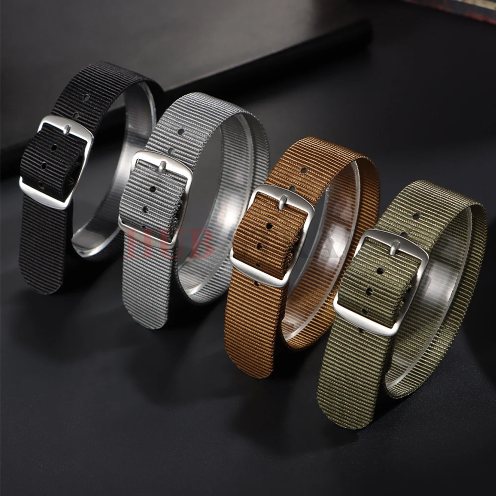 Bracelet de montre en Nylon de haute qualité 20mm pour Omega pour Seiko pour hommes femmes Bracelet de montre militaire décontracté armée Sport Bracelet de remplacement