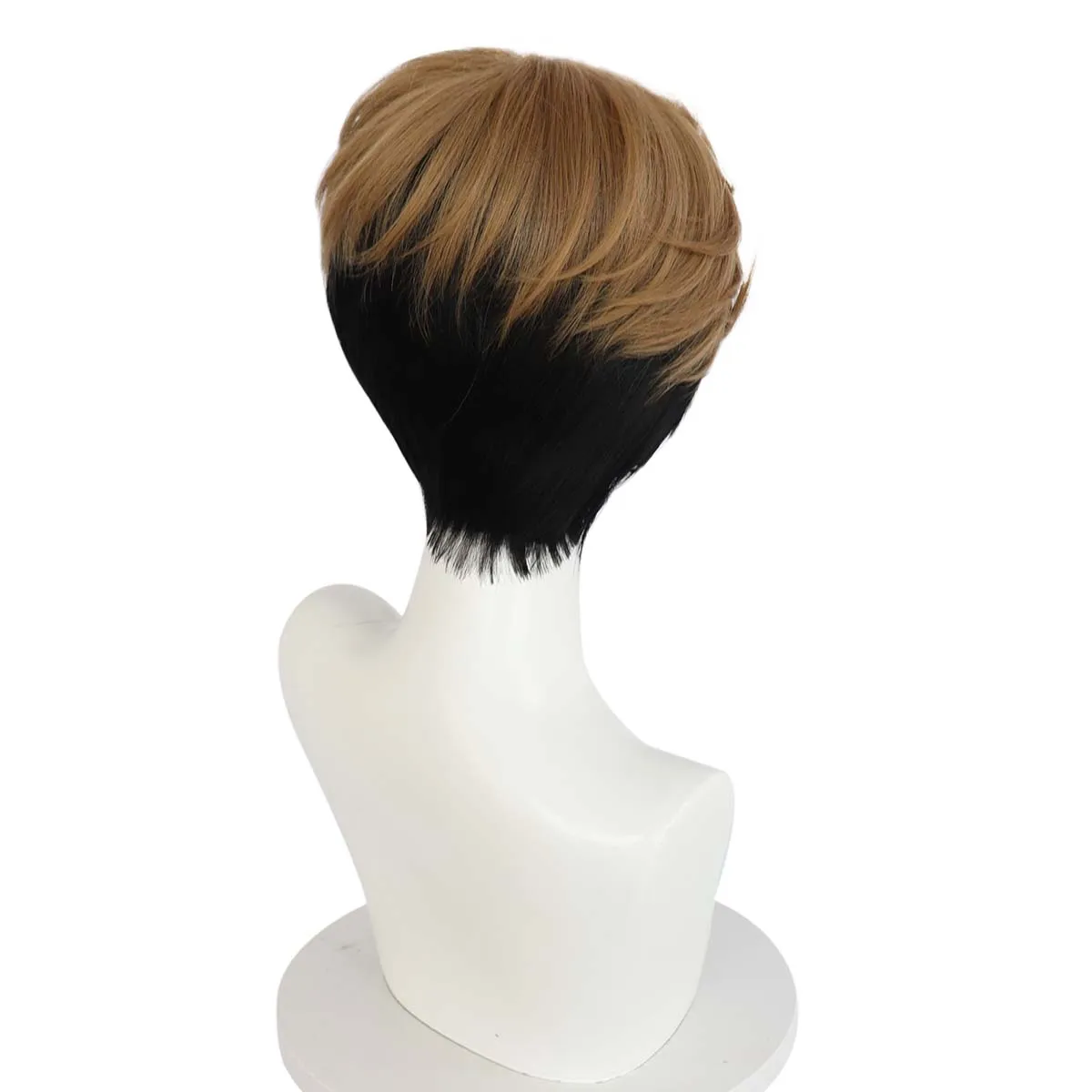 Peruka Anime Killing Stalking SangWoo Krótka Brązowa Syntetyczna