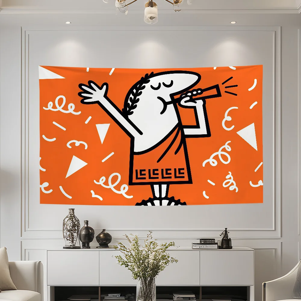 fashion funny art cute l-Little C-Caesars P-Pizza flag For Room Dorm Camping Party Garage Bar wall Picnic Decoration Banner