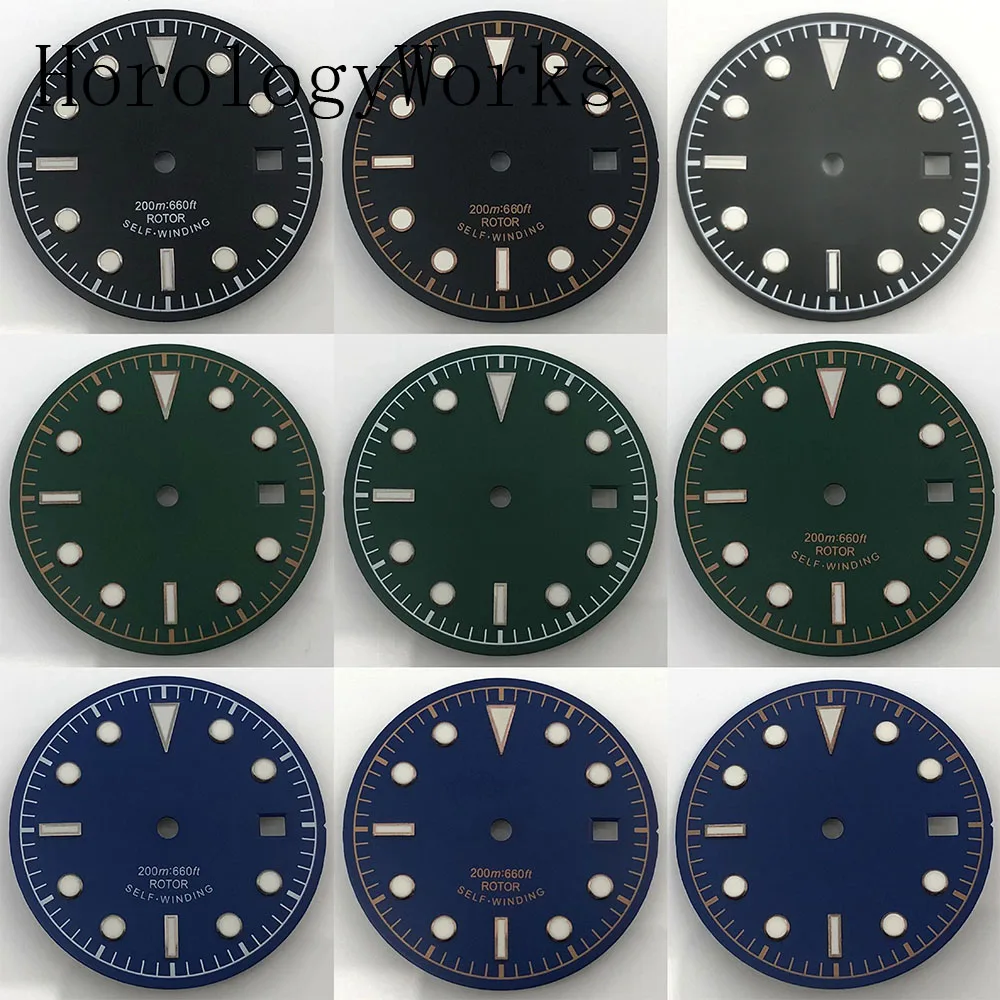 30.5mm Dial Luminous Fit NH35/NH36 ETA2836 Miyota8205/8215/821A Mingzhu2813/3804 Movement
