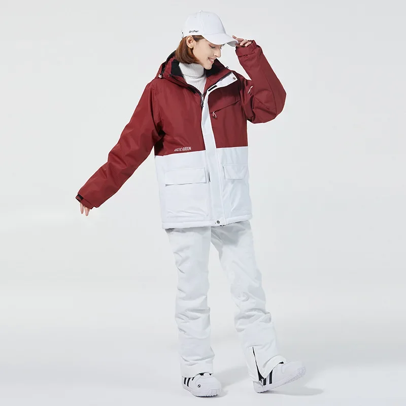 

2025 new -30 Degree Ultra Warm Snowboard Ski Suit Set For Me n A nd Women Warm And Thick Ski Suit Set For Couples OT2