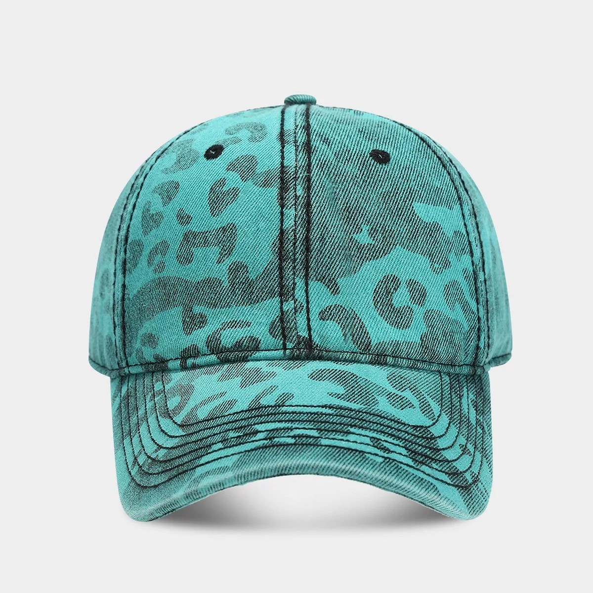 Customized Printed Logo Camouflage Soft Top Baseball Caps Men's And Women's Fashionable Tidal Current Versatile Duck Tongue Hats view 6