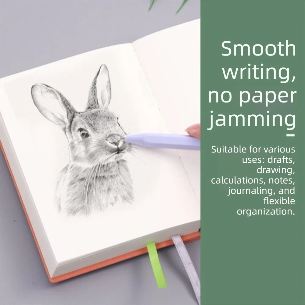 720 Page Blank Inner Notebook Synthetic Soft Minimalist Drawing Book Leather Surface Small Ultra Thick Notebook School Supplies