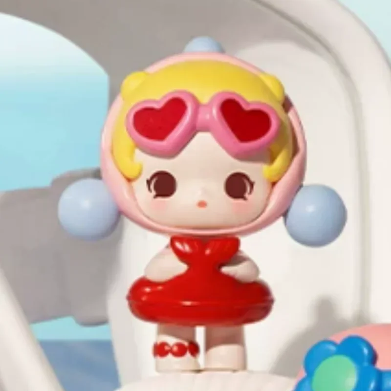 POP MART POP BEAN ISLAND VACATION Series Mini Doll Blind Box Guess Bag Original Toys Doll Cute Anime Figure Ornaments Gift image 3