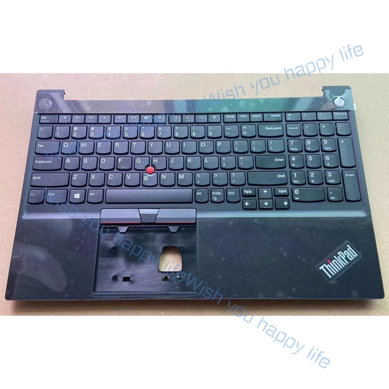 

N... New Palmrest Upper Case C Cover US Non Backlit KB NFP For ThinkPad E15 Gen3 Gen4