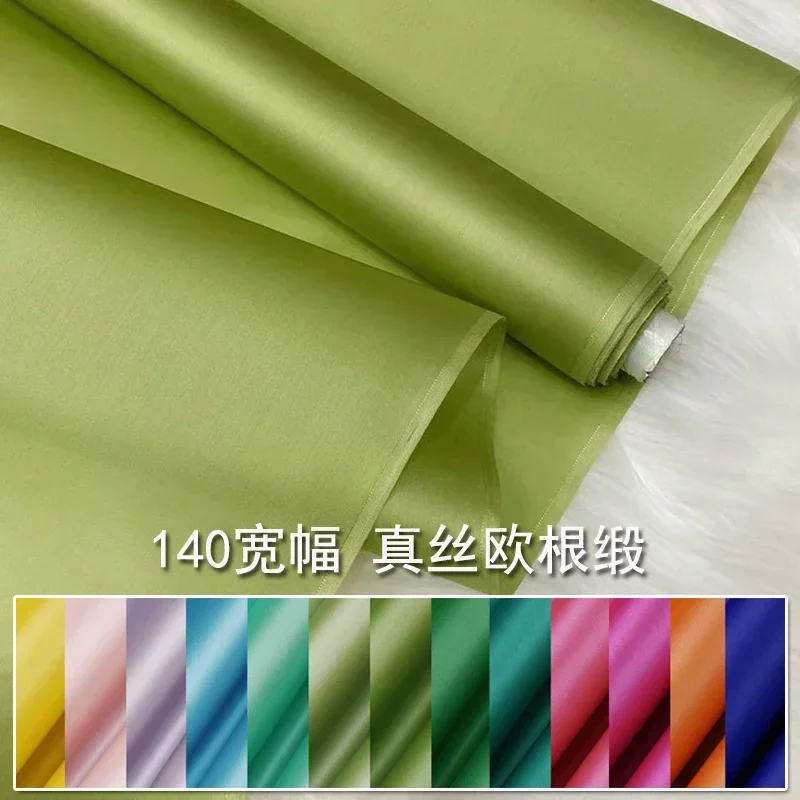 100% Mulberry Silk Fabric Wedding Stiff Silk Organza Satin for Luxurious, Elegant Dresses and Gowns