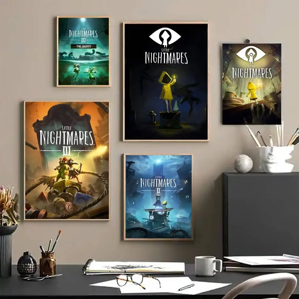 Game L-Little Nightmares Classic Vintage Posters Vintage Room Home Bar Cafe Decor Nordic Home Decor