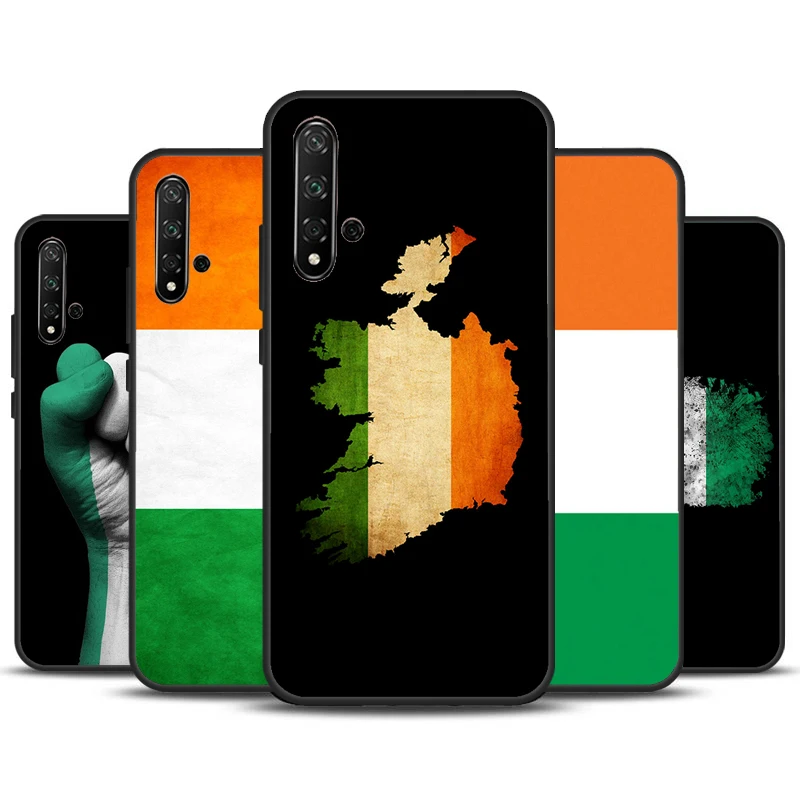 Ireland Irish Flag Case For Huawei Nova Y90 Y91 Y60 Y61 Y70 10 9 SE 11 Pro 5T 11i 8i 3i P20 P40 P30 Lite Cover