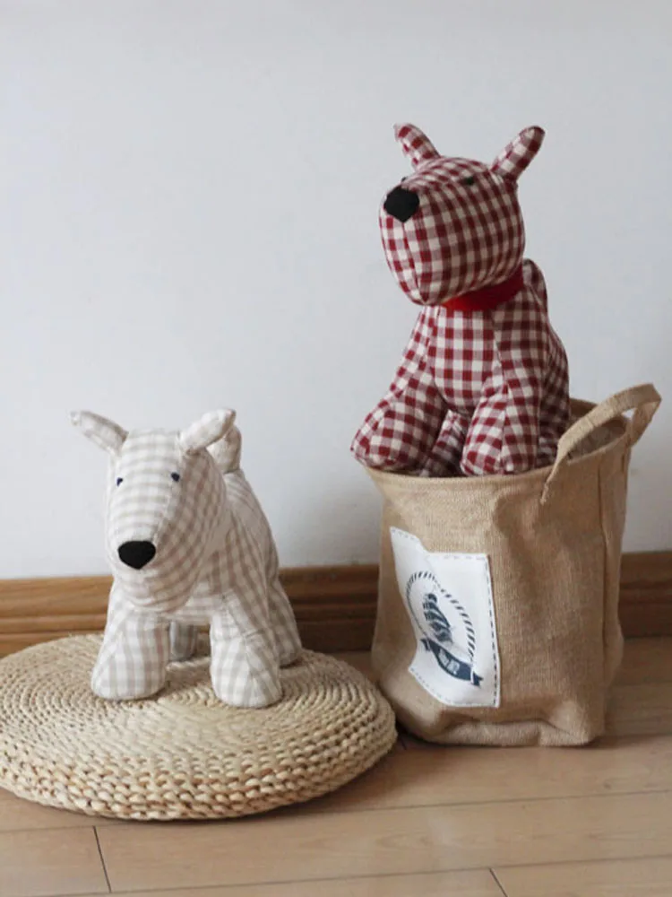 رائعتين الأصلي الإبداعية النسيج الكلب دمية لعبة الأطفال دمية وسادة الديكور الباب وقف هدية لجميع G