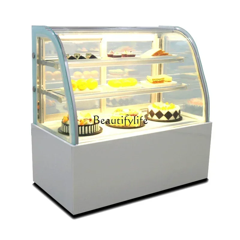 Cake Counter Refrigerated Display Commercial Bread Dessert Cooked Fruit West Point Cold Fresh Cabinet