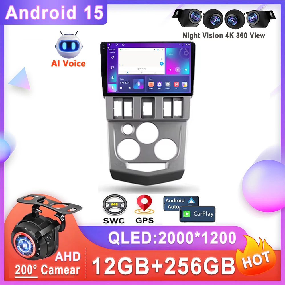 

Auto Radio Android 15 For Renault Logan 1 2004 - 2009 Car Stereo Head Unit Multimedia Player Touch Screen Navigation Dash Cam BT