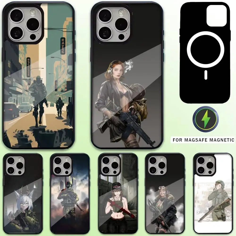 

E-Escape From T-Tarkov Phone Case For iPhone17,16,15,14,13,12,11 Plus,Pro Max Magnetic For Magsafe Wireless Charging