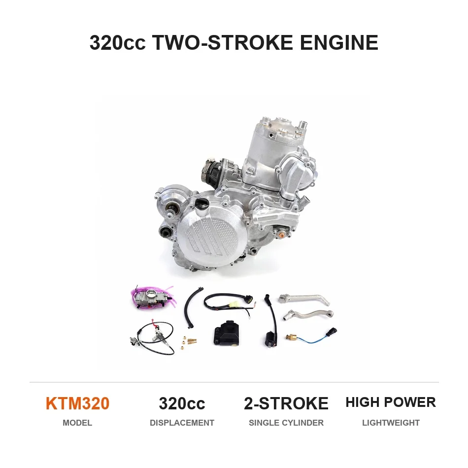 320cc Two Stroke Motorcycle Engine Assembly KTM320 SX XC EXC XCW for Dirt Bike Off Road