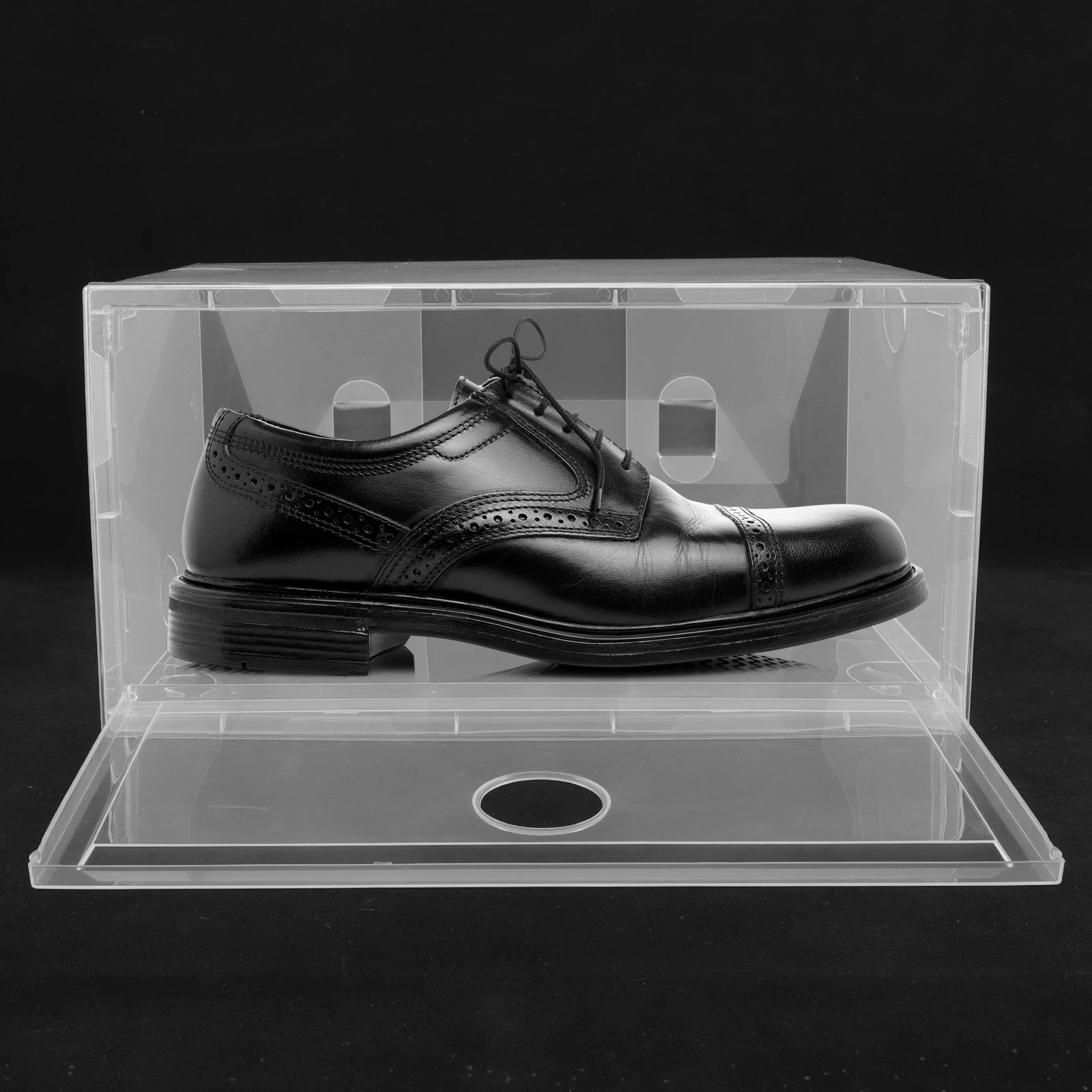 

Shoe Holder Plastic Box Shoes Container Sports Household Cabinet Transparent Sneaker Case