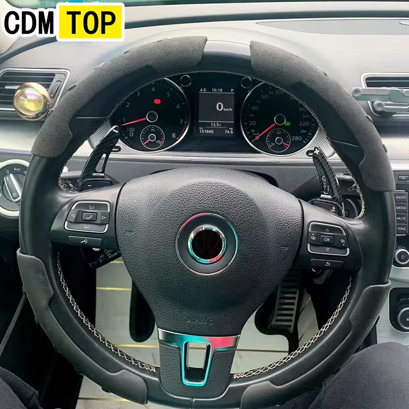 For Volkswagen steering wheel paddle shift VW GOLF 5 6 jetta GTI Tiguan Sciricco CC POLO GTI Sharan Passat extension accessories