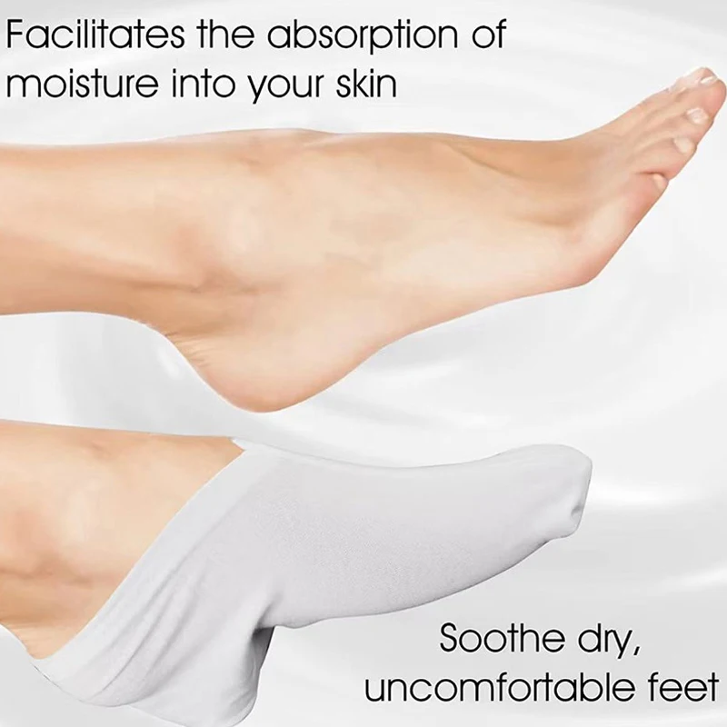 

Moisturizing Gloves and Socks for Hands and Feet – Exfoliating Care for Cracked, Dry Skin