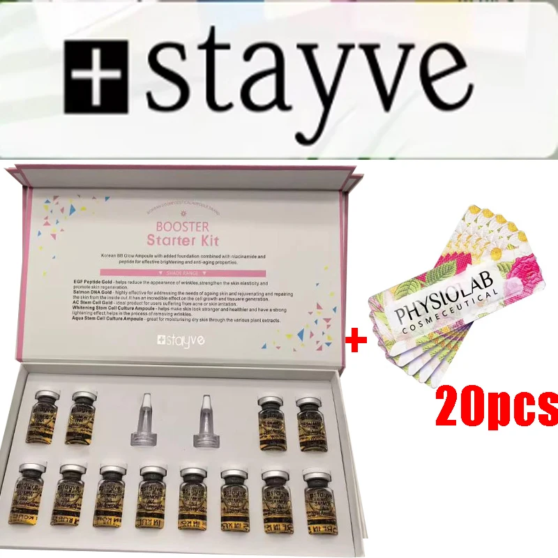 

Korea Original Stayve BB Cream Glow Beginner Starter Kit Niacinamide/Peptide Essence Moisturise Face Skin Care Repair ointment