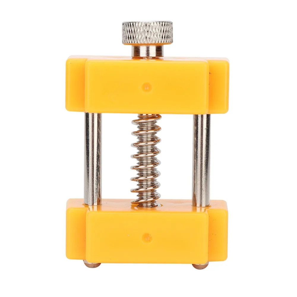 Practical Plastic Watch Case Opener Yellow 7 * 5 * 3.5cm Watch Holder Kit Watch Repair Tool Watchmaker Repair
