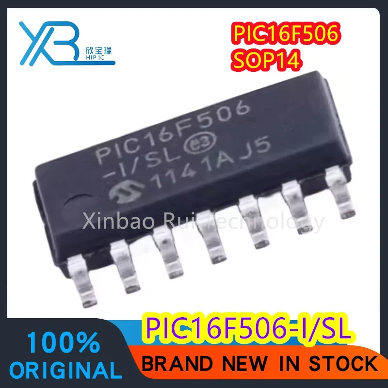 (5/10pieces) PIC16F506-I/SL PIC16F506 16F506 SOP14 microcontroller chip IC 100% brand new and original Electronics